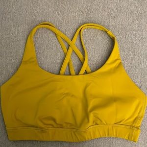 Lululemon Energy Bra - Size 8, Yellow